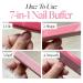 Glamnetic 7-in-1 Nail Buffer | All-in-One Nail Buffing Block for Filing Shaping & Polishing | Lightweight & Easy to Use | Perfect for Manicure & Pedicure - Buy Online on GoSupps.com