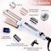 Hair Crimper & Beach Waver - Fast Heating Tourmaline Ceramic Curling Iron with LCD Display & Temp Settings for Deep Waves - Buy Online on GoSupps.com