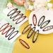 16 Pieces 2.8 Inch Oval Water Drop Shape Hair Clips - Stoving Varnish No Slip Barrettes for Women & Girls (Adorable Color Retro Style) - Buy Online on GoSupps.com