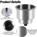 Goture Stainless Steel Cup Holder for Marine Boat RV Camper - Set of 2 - Buy Online on GoSupps.com