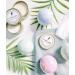 Handmade Lavender & Vanilla Bath Bombs Set - Relaxing Spa Experience with Essential Oils and Scented Candles for Women - Moisturizing Fizzy Bubble Bath Gift - Buy Online on GoSupps.com
