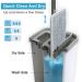 BOSHENG Hands-Free Flat Floor Mop and Bucket Set | 3 Microfiber Pads | All Floor Types | Home Cleaning System - Buy Online on GoSupps.com