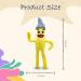 Sausage Yellow Plush Toy - Cartoon Game Character Kids Stuffed Dolls - Squishy Soft Toy for Kids - Rainbow Friends Plushie - Squishmallow Teddy Pillow Figure - Buy Online on GoSupps.com