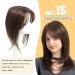 14 Inch Hair Topper for Women with Big Base - Soft Hair Extensions for Thinning Hair - Clip in Hairpiece for Hair Loss - 4C Shade - Buy Online on GoSupps.com