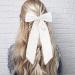 Pink Hair Bow White Bow Hair Clip Hair Bows Bow Clip Long Tail Hair Clips Ponytail Clips Retro 90s Headwear Party Wedding Hair Accessories for Women Girls (Pink + White) - Buy Online on GoSupps.com