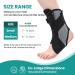 Buy Bukihome Ankle Brace for Maximum Support | Adjustable Lace-Up Design for Sprained Ankle Recovery | Medium Size in Black - Ideal for Running & Basketball - Buy Online on GoSupps.com
