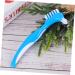 Buy Homsfou 3ST Two-Color Prosthesis Brush - Gentle Hygiene Cleaner for Dentures | Dental Floss Cleaning Brush for Kids - 1 Piece (Blue) - Buy Online on GoSupps.com