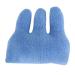 Finger Separator for Pain Relief and Comfortable Sleep | Light Blue Light Green Orange | Soft Terrycloth Elastic Band | 12x12cm (One Size) One Size Light Blue