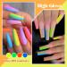 UR SUGAR Neon Gel Nail Polish Kit - 6 Halloween Colors - Fluorescent Soak Off Varnish Set for DIY Manicure - Perfect Gift for Women - Buy Online on GoSupps.com