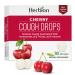 HERBION Naturals Cough Drops Dietary Supplement Soothes Cough for Adults and Children Over 6 Years No Artificial Flavor No Added Color (18 Count (Pack of 1) Cherry)