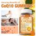 2 Packs CoQ10 500MG Gummies - 3X Better Absorption Coenzyme Q10 Supplements - Plus Omega-3 Magnesium Vitamin B3 & Zinc for Heart Health Cellular Energy & Antioxidant 120 Cts 60 Count (Pack of 2) - Buy Online on GoSupps.com