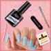 BettyCora Gel Polish Remover Kit - 5PC Manicure Set with Cuticle Pusher, Nail File, Wooden Stick & Alcohol Pads | Gel Nail Polish Remover for Nails - Buy Online on GoSupps.com