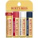 Shop Burt's Bees Natural Lip Balms Gift Set - 4 Tubes of Original Beeswax with Vitamin E & Peppermint Oil | 100% Natural | International Shipping Available - Buy Online on GoSupps.com