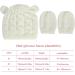 XYIYI Newborn Baby Winter Beanie Hat Mitten Set - Unisex Infant Toddler Warm Knitted Hat Glove Set 0-3 Months White - Buy Online on GoSupps.com