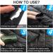 MOONSJONES 8 Sheet Down Jacket Repair Patch Kit - Waterproof Black Nylon Patches for Jackets - Self-Adhesive Patagonia Sticker - Blemish and Tenacious Repair - Jacket Patching Set - Buy Online on GoSupps.com