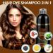  RILSIC 500ml Hair Dye Shampoo 3 in 1 Instant Hair Colour Shampoo Hair Dye Natural Colour Long Lasting Shampoo for Coloured Hair for Men and Women (Dark Brown) - Buy Online on GoSupps.com
