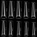 Long Coffin Nail Tips - 300pcs XXL C Curve Clear Acrylic Half Cover False Nails - INFELING with Case, 10 Sizes for Salons & Home - Buy Online on GoSupps.com