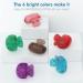 Nincha Snap-on Toothbrush Head Cover - Pack of 6, Multiple Colors | For Manual & Powered Toothbrushes - Buy Online on GoSupps.com