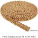 PH PandaHall 15 Yards 13mm Golden Gimp Braid Trim Polyester Woven Fabric Lace Trim for DIY Crafts and Upholstery Decoration - Buy Online on GoSupps.com