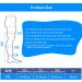 ACWOO Thigh High Compression Stockings 15-21mmHg - Support for Varicose Veins, Edema, Flight, Nurses, Running - Men & Women - Buy Online on GoSupps.com