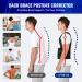 Posture Corrector Women and Men Back Brace for Men and Women Rotate button adjustment Shoulder Straightener Back Support Spine Scoliosis Posture Hunchback Hump Thoracic Spine Corrector (Small) - Buy Online on GoSupps.com