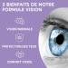 VISION FORMULA | Eye supplement | Blueberry Saffron Lutein Zinc and Vitamins | Maintaining normal vision dry and tired eyes | 60 Capsules | Made in France - Buy Online on GoSupps.com