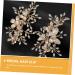 FRCOLOR Set of 2 hair pins flower decoration pearl hair comb duckbill hair clips crystal headpiece for the bride hair comb wedding rhinestone bridal clip hair accessories bridal headpiece - Buy Online on GoSupps.com