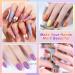 yocrovv Gel Nail Polish Set  45 Pcs Gel Polish Soak Off Gel Nail Kit with Glossy and Matte Gel Top Coat Base Coat  Popular Pastel White Glitter Green Neon Polish for Gel Nail Art Christmas Gift 45A - Buy Online on GoSupps.com