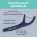 GuruNanda Dual Slickers Floss Picks - Double Threaded Dyneema Dental Floss & Foldable Toothpick for Plaque Removal (150 Ct) - Unflavored - Buy Internationally - Buy Online on GoSupps.com