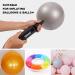 YOGIVO Exercise Ball Pump - Hand Air Pump for Stability Workout and Yoga Ball with 2 Valve Plugs and 1 Plug Remover - Easy Deflation Hand Pump - Buy Online on GoSupps.com