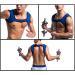 Men's Blue Double Shoulder Support Brace | Gym Chest Harness for Sport | Medium Size - Buy Online on GoSupps.com