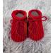 Royal Icon Baby Booties 0-3 Months | Warm & Safe Baby Slippers for Boys & Girls | Newborn Baby Boots Ri401 Red - Buy Online on GoSupps.com