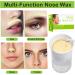 Nose Wax Kit 100g for Men & Women - Hair Removal Wax with 20 Safe Tip Applicators, 10 Containers & Moustache Stencils - Buy Online on GoSupps.com