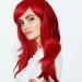 N Hot Hooded Hair Dryer Comic Wig Cosplay 70cm Color Long Curly Hair European Beauty Long Curly Hair Wig Multi Color Full Head Wig Human Lace Front Wig One Size Red - Buy Online on GoSupps.com