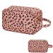 Travel Toiletry Wash Bag for Men and Women Traveling Dopp Kit Shaving Bag for Toiletries Accessories (Leopard)