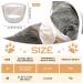 Transparent Breathable Cat Muzzle Anti-bite and Anti-lick Pet Mask for Grooming Bathing Nail Clipping Cotton Cat Mouth Cover Suitable for Aggressive Cat Kittens with a Head Circumference of 9.84-11.81in(25-30cm) - Buy Online on GoSupps.com
