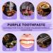 Purple Toothpaste for Teeth Whitening Whitening Toothpaste Tooth Stain Removal Protect Tooth Enamel Gentle Care of The Gums - Buy Online on GoSupps.com