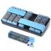 Am Pm Pill Organizer 7 Day 2 Times a Day Weekly Vitamin Organizer Daily Pill Case for Vitamin Fish Oil & Supplements