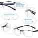 Outray 4 Pack Blue Light Blocking Reading Glasses for Men & Women | Anti Glare Computer Readers | Stylish 2.5x Magnification - Buy Online on GoSupps.com