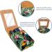 Travel Lipstick Organizer Case - Portable Makeup Bag with Mirror & Tropical Toucan Design - Buy Online on GoSupps.com