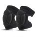 CECOMBINE Knee Pads For Men/Women - Thick Foam Work Knee Pads Stretchy -  2 PCS (Black)