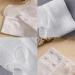 Mollensiuer Detachable Shirt Fake Sleeve Cuffs - White Fashion Pleated Horn & Lace Layered False Sleeves - Buy Online on GoSupps.com