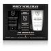 Percy Nobleman Age Defence Kit a men's skincare set containing Charcoal Face Scrub (with Natural AHAs) ultra-hydrating Facial Serum (with Hyaluronic Acid) and Moisturiser (with Vitamin C)
