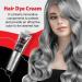 Unisex Gray Hair Dye Cream DIY Fashion Permanent Light Gray Silver Color Super Hair Dye Cream 100ml - Buy Online on GoSupps.com