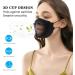 60PCS KF94 Black Disposable Face Masks - Individually Packaged 4-Ply Breathable Fish Mouth Type Mask for Daily Outdoor Use - Adjustable Nose for Comfort - Buy Online on GoSupps.com