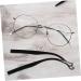 Buy Wofashpuret Metal Glasses Accessories - Universal Replacement Arms & Covers for Glasses & Sunglasses - 1 Pair Black 13.8x0.8cm - Buy Online on GoSupps.com