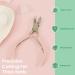 Malva Belle Ingrown Toe Nail Clippers for Thick Nails - Double Spring Tool with Safety Tip Cover - Comfort Grip Handles - Pink - Buy Online on GoSupps.com