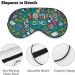 Physics Biochemistry Science Sleep Mask Eye Cover Adjustable Strap, Blocks Light for Night Travel & Nap Men Women - Buy Online on GoSupps.com