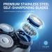 Lobinh Electric Shaver for Men - 100% Washable, Waterproof Razor with Pop-up Trimmer, Fast Charging, 4D Floating Head - LCD Power Indicator - PA188 - Buy Online on GoSupps.com
