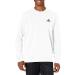 adidas Men's Tall Size Essentials Fleece Sweatshirt Medium White/Black